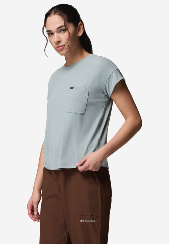 Футболка женская Columbia Daniela Falls SS, Голубой