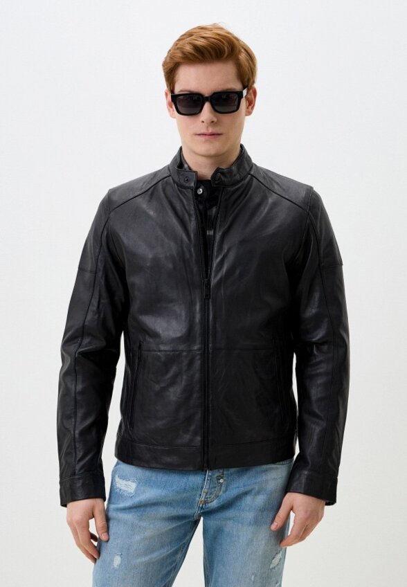 Куртка кожаная Urban Fashion for Men