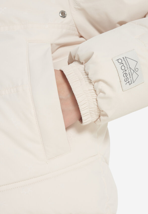 Пуховик женский Protest, Бежевый