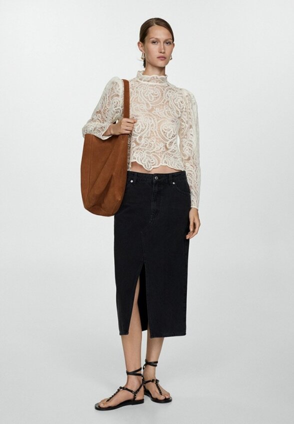 Юбка джинсовая Mango