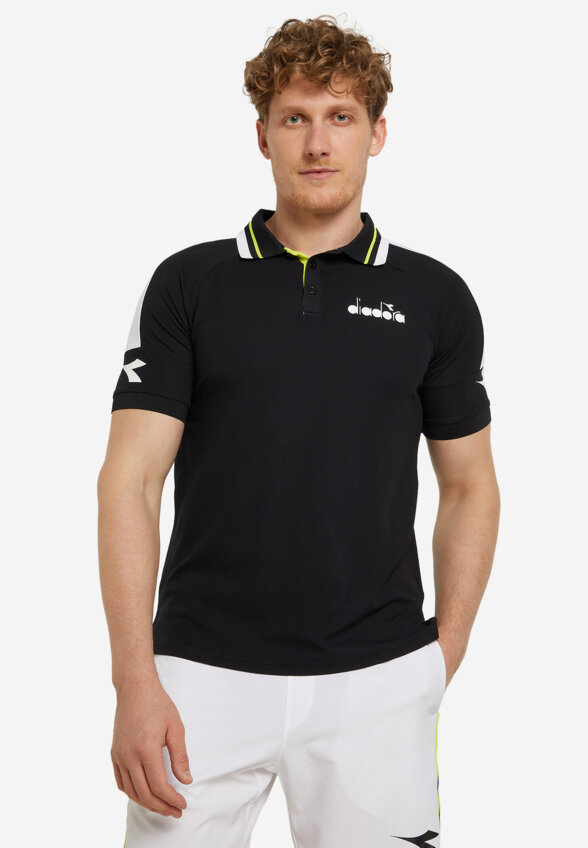 Поло мужское Diadora, Черный