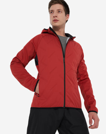 Куртка для беговых лыж мужская Rukka Maatiala Hood, Красный женщинам