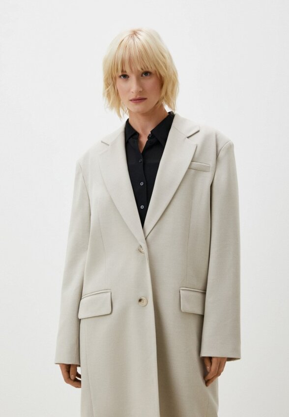 Пальто однобортное Daisyknit