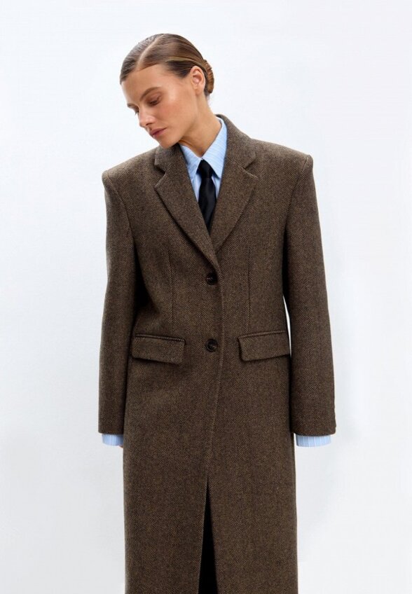 Пальто однобортное Katerina Myachina