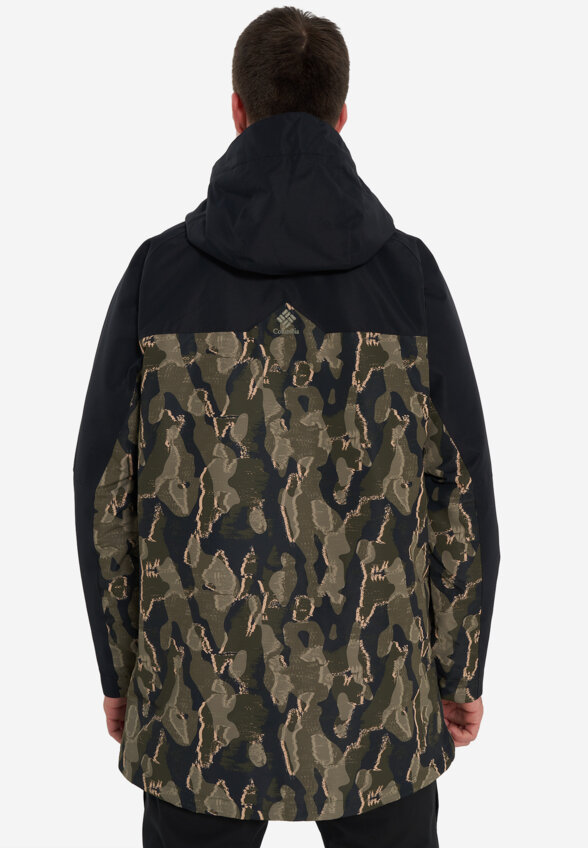 Куртка горнолыжная мужская Columbia Coreshot Printed Jacket, Зеленый