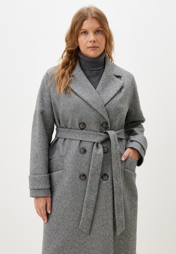 Пальто двубортное Meltem Collection