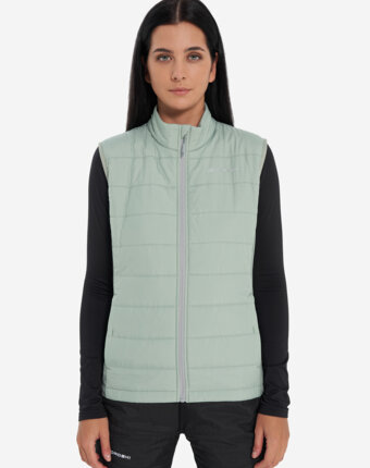 Жилет для беговых лыж женский Nordski Hybrid Pro 2.0, Зеленый