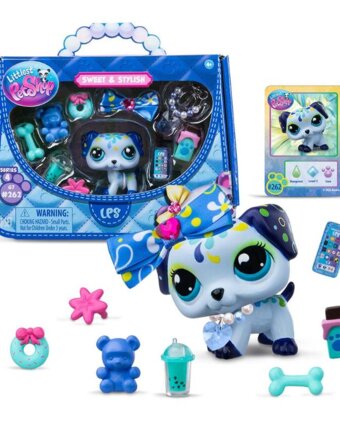 Игровой набор LITTLEST PET SHOP "Стиль", далматин, с аксессуарами детям