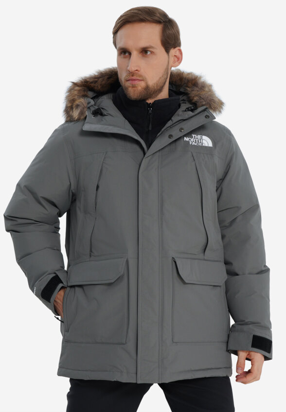 Пуховик мужской The North Face McMurdo, Серый