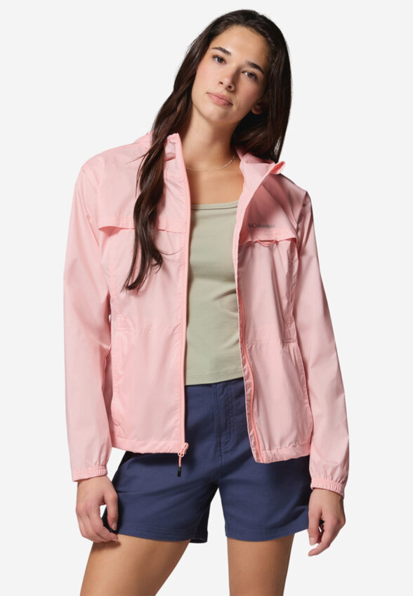 Ветровка женская Columbia Crested Canyon Windbreaker, Розовый