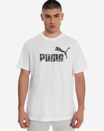 Футболка мужская PUMA Ess Camo, Белый женщинам
