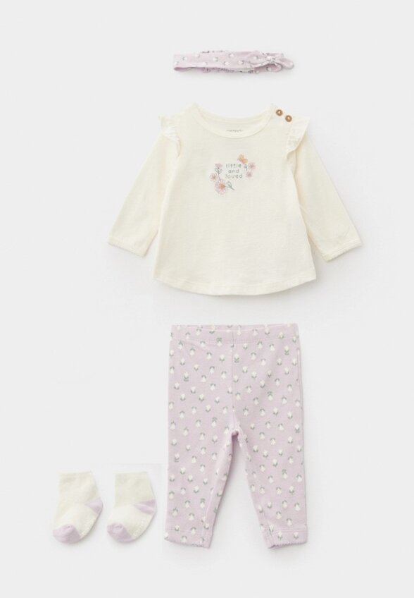 Лонгслив, брюки и повязка Carter’s