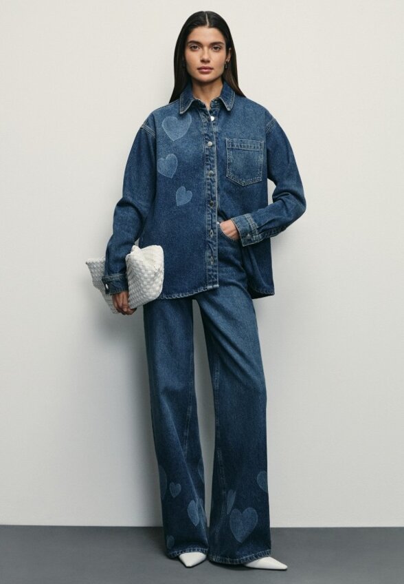 Рубашка джинсовая Zarina