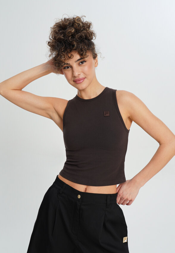 Майка женская FILA, Коричневый