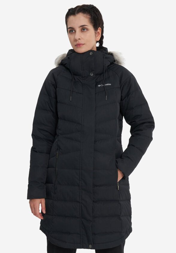 Пуховик женский Columbia Belle Isle II Mid Down Jacket, Черный