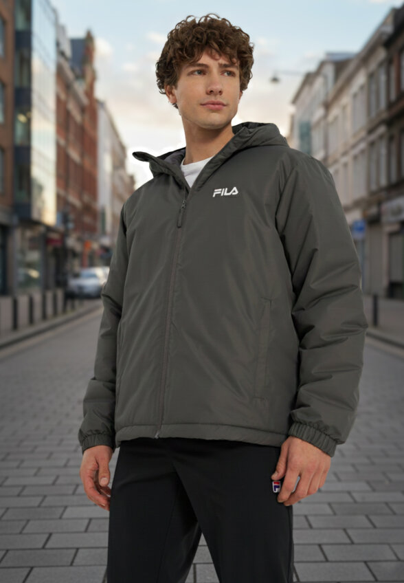 Куртка утепленная мужская FILA Essentials, Серый