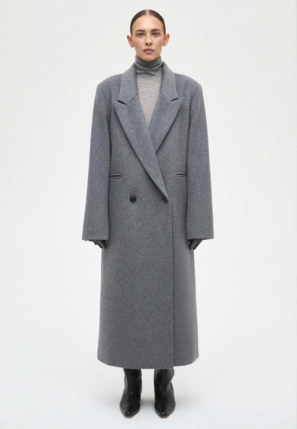 Пальто двубортное Prav.da