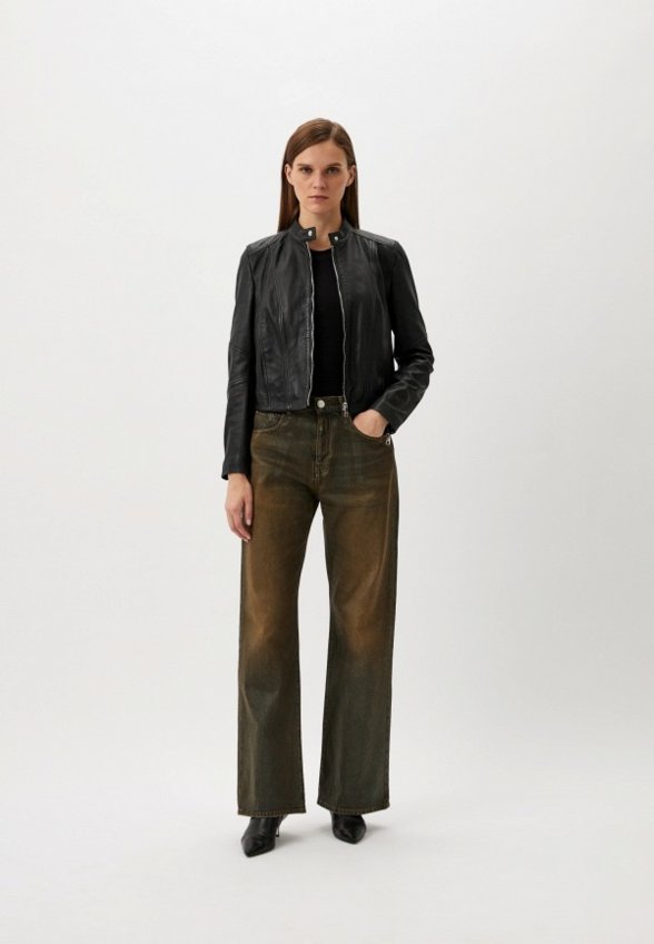 Куртка кожаная Boss