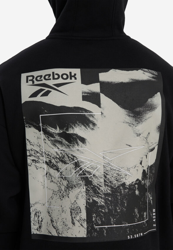 Худи мужское Reebok Nabeel Mountain, Черный