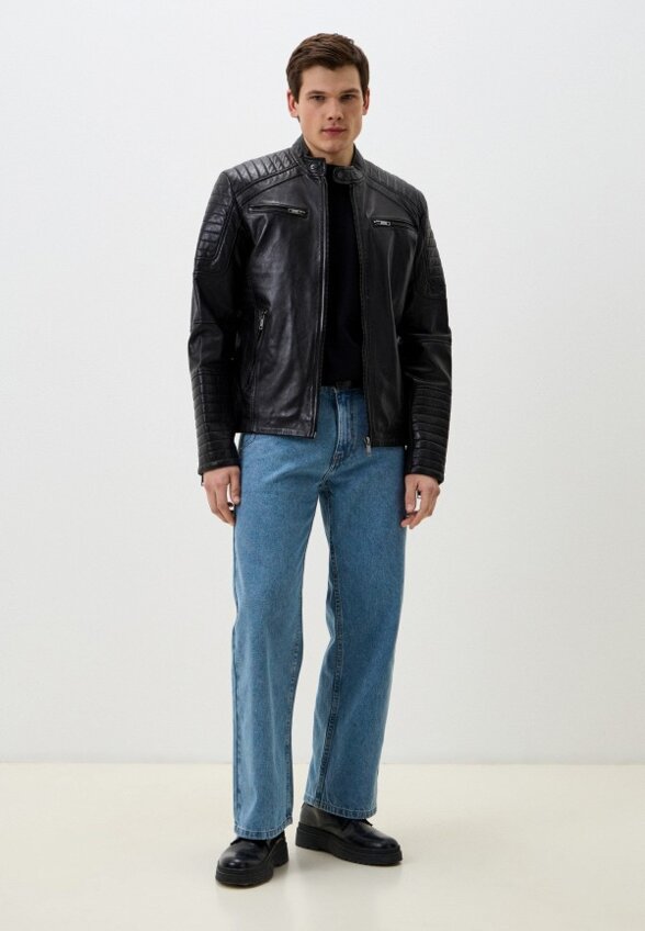 Куртка кожаная Urban Fashion for Men