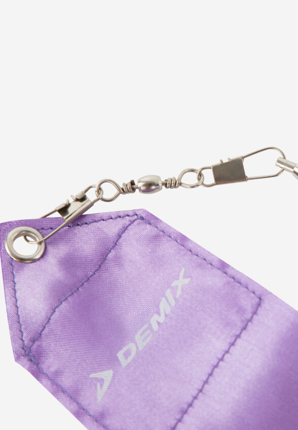 Лента гимнастическая Demix, 5 м, Фиолетовый