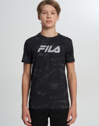 Футболка для мальчиков FILA, Черный женщинам