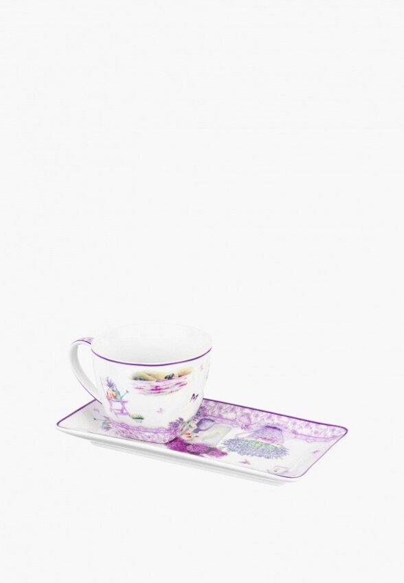 Чашка с блюдцем Elan Gallery