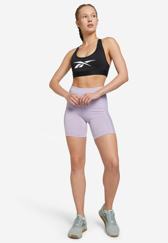 Топ бра спортивный Reebok Lux Vector Racer Bra, Черный