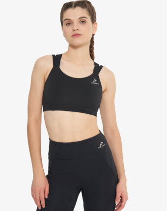 Топ бра спортивный Demix MuseFit Gym Scuba, Черный женщинам