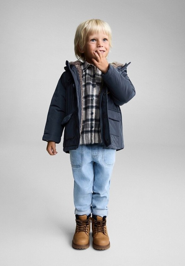Куртка утепленная Mango Kids