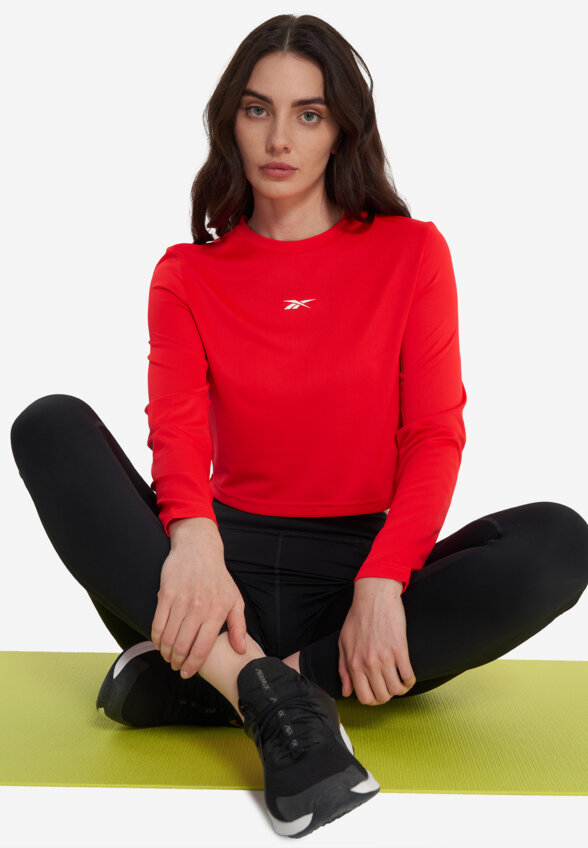 Лонгслив женский Reebok Paige Core, Красный