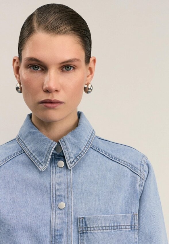 Рубашка джинсовая Zarina