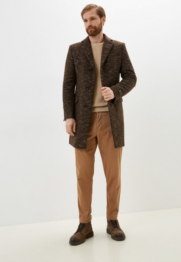 Пальто однобортное Bazioni