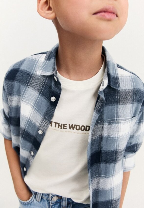 Рубашка Mango Kids