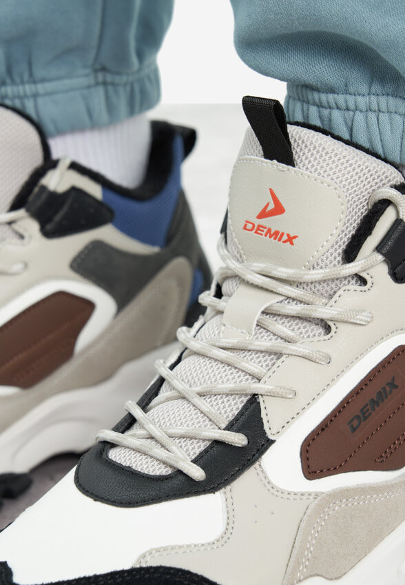 Кроссовки утепленные мужские Demix Trailish Mid, Бежевый