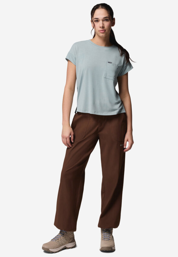 Футболка женская Columbia Daniela Falls SS, Голубой
