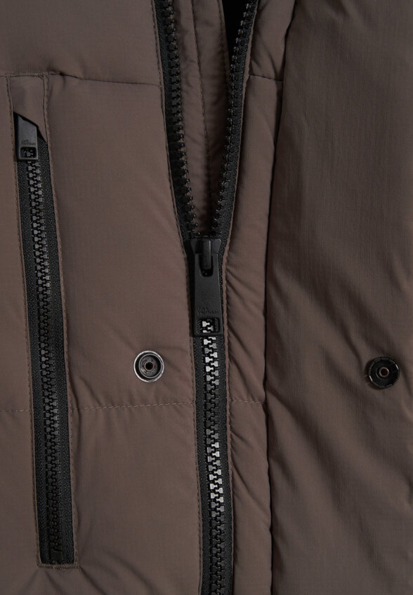 Пуховик мужской Jack Wolfskin Roemertor, Коричневый