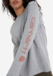 Лонгслив женский Carhartt Workwear Logo, Серый5  - превью