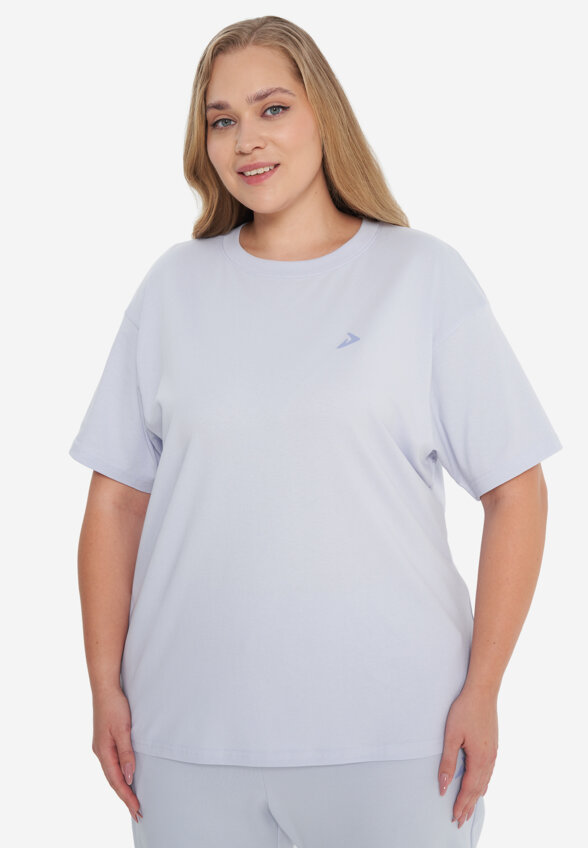 Футболка женская Demix, Plus Size, Фиолетовый