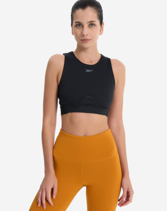 Топ бра спортивный Reebok, Черный женщинам