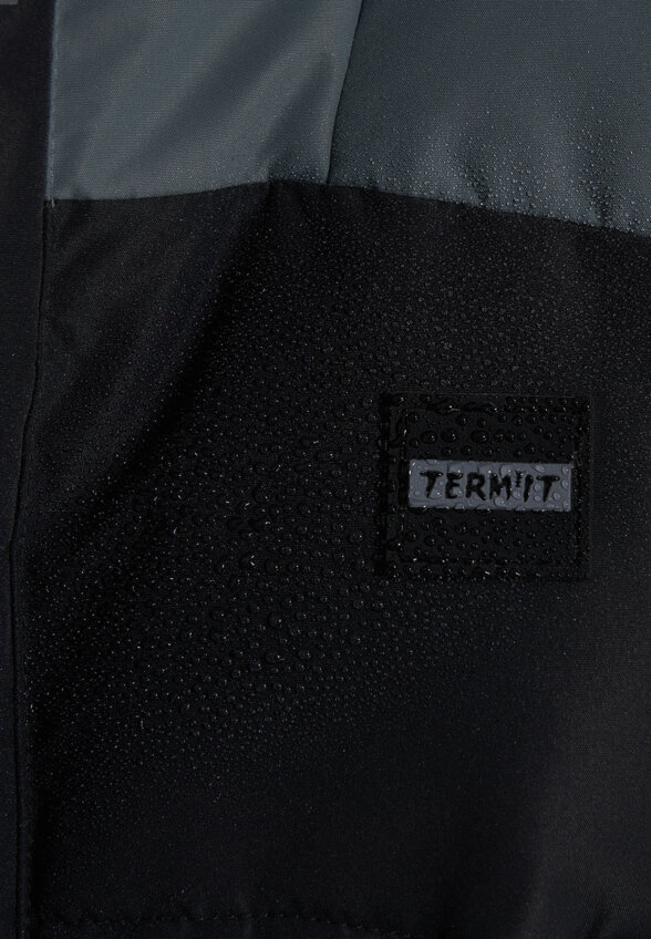 Пуховик для мальчиков Termit, Черный