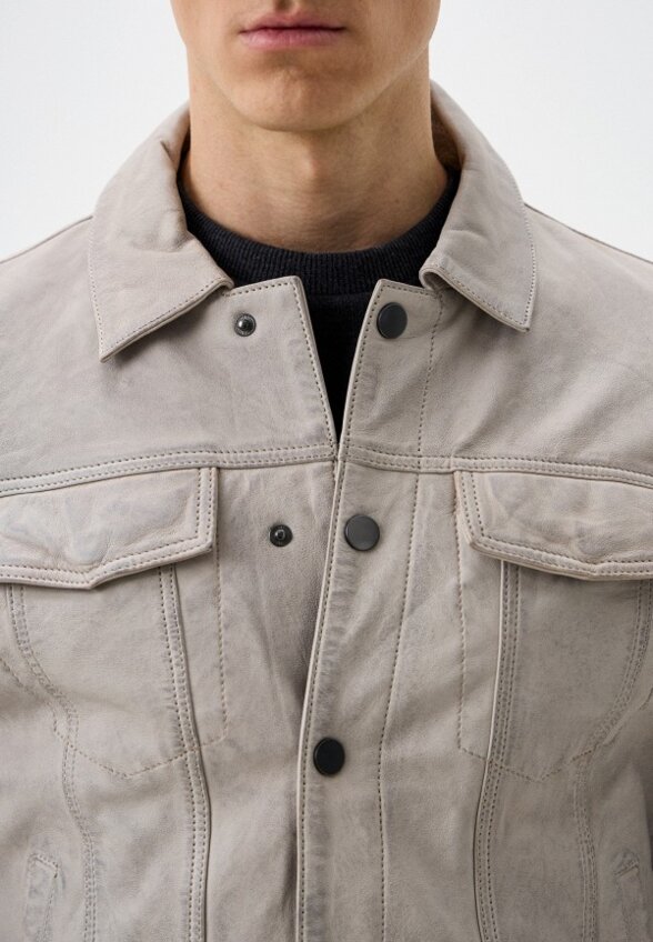 Куртка кожаная Jorg Weber