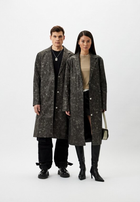 Пальто однобортное Berhasm