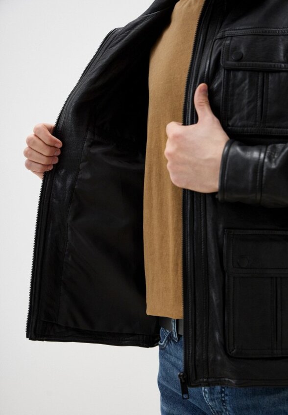 Куртка кожаная Urban Fashion for Men