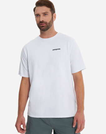 Футболка мужская Patagonia Logo, Белый женщинам