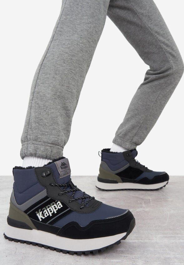 Ботинки утепленные для мальчиков Kappa Authentic JR Mid WTR, Синий