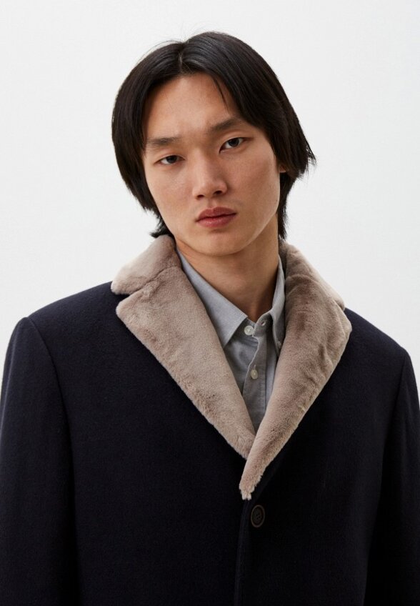 Пальто однобортное Van Cliff