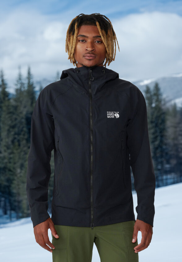 Куртка софтшелл мужская Mountain Hardwear Chockstone Alpine, Черный