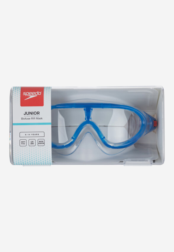 Полумаска для плавания детская Speedo Biofuse Rift, Красный