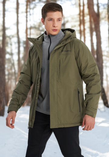 Пуховик мужской Columbia Oak Harbor Long Insulated Jacket, Зеленый